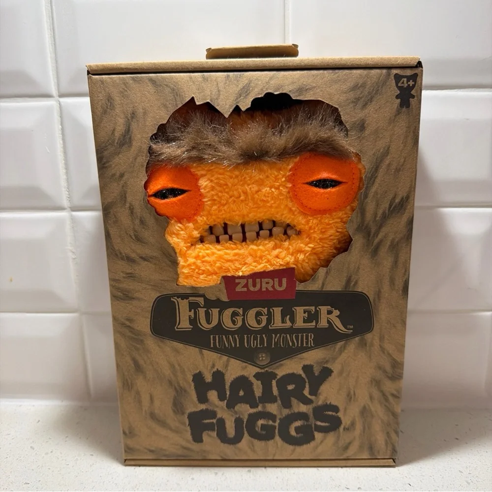 Fuggler Hairy Fuggs Orange Toy New In Box